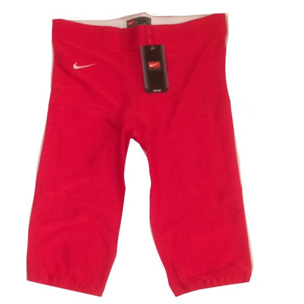NWT NIKE Jersey Football Pants 3XL RED 32"W & 33"W (2 sizes) Athletic